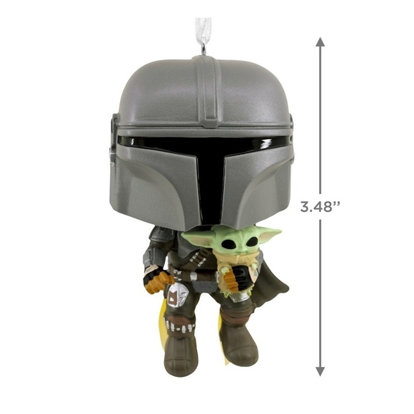 NEW Hallmark THE MANDALORIAN & GROGU - FUNKO POP! Fun Christmas Ornament - Picture 4 of 6
